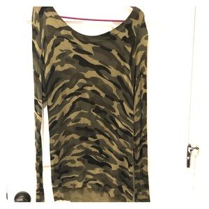 Torrid camo sweater size 1X